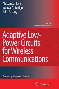 portada adaptive low-power circuits for wireless communications (en Inglés)