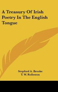 portada a treasury of irish poetry in the english tongue (in English)