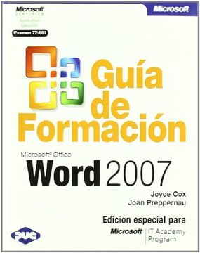 portada Guia de Formacion Word 2007