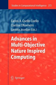 portada advances in multi-objective nature inspired computing (en Inglés)