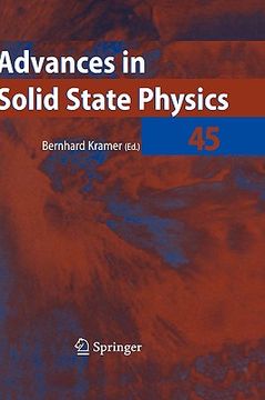 portada advances in solid state physics 45 (en Inglés)