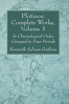 portada Plotinos: Complete Works, Volume 3