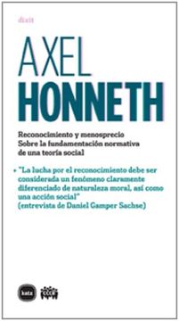 portada Reconocimiento y Menosprecio Fundamenta. Norma. Teoria Social (in Spanish)