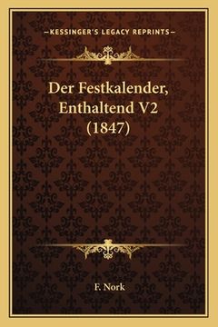 portada Der Festkalender, Enthaltend V2 (1847) (en Alemán)