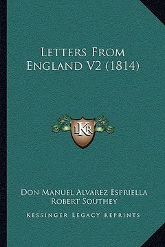 portada letters from england v2 (1814) (en Inglés)