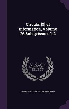 portada Circular[S] of Information, Volume 26, issues 1-2 (en Inglés)