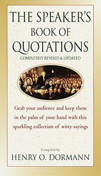 portada The Speaker's Book of Quotations, Completely Revised and Updated (en Inglés)