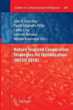 portada nature inspired cooperative strategies for optimization (nicso 2010) (en Inglés)