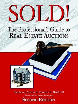portada sold!: the professional's guide to real estate auctions (en Inglés)