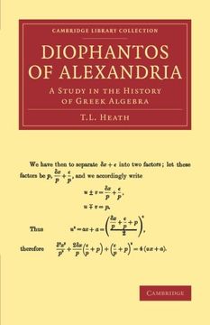 portada Diophantos of Alexandria (Cambridge Library Collection - Classics) (en Inglés)