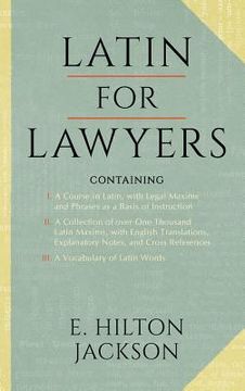 portada latin for lawyers (en Inglés)