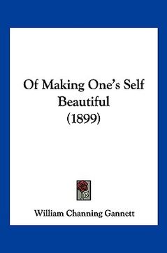 portada of making one's self beautiful (1899)