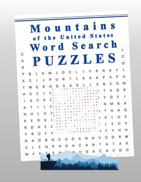 portada Mountains of the United States Word Search Puzzles (en Inglés)