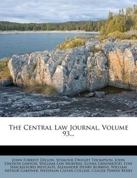portada the central law journal, volume 93... (en Inglés)