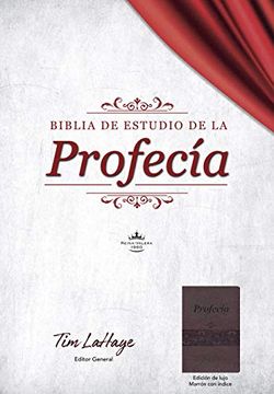 portada Biblia de Estudio de la Profecía: Marrón con Índice (in Spanish)