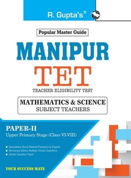portada Manipur Tet: Paperii (Math & Science) Exam Guide: For Classes vi to Viii (Upper Primary Stage) Exam Guide (en Inglés)