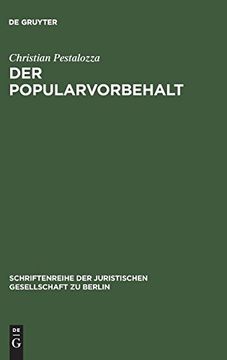 portada Der Popularvorbehalt (en Alemán)
