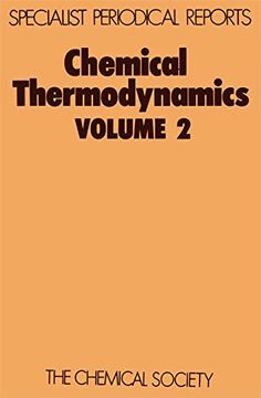 portada Chemical Thermodynamics: Volume 2 (Specialist Periodical Reports) (v. 2) (en Inglés)