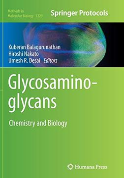 portada Glycosaminoglycans: Chemistry and Biology (Methods in Molecular Biology, 1229) (en Inglés)