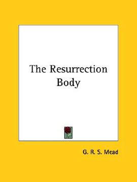 portada the resurrection body (in English)