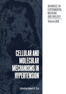 portada Cellular and Molecular Mechanisms in Hypertension (in English)