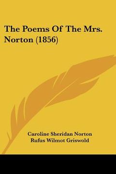 portada the poems of the mrs. norton (1856) (en Inglés)