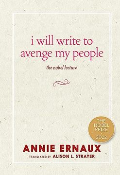 portada I Will Write to Avenge My People: The Nobel Lecture