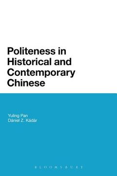 portada politeness in historical and contemporary chinese (en Inglés)