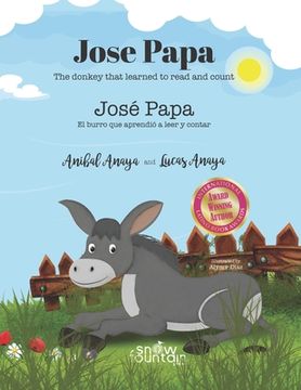portada Jose Papa: The donkey that learned to read and count / El burro que aprendió a leer y a contar (en Inglés)