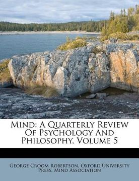 portada mind: a quarterly review of psychology and philosophy, volume 5 (en Inglés)