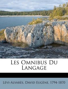 portada Les Omnibus Du Langage (in French)