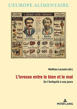 portada L'Ivresse Entre Le Bien Et Le Mal: de l'Antiquité À Nos Jours (en Francés)