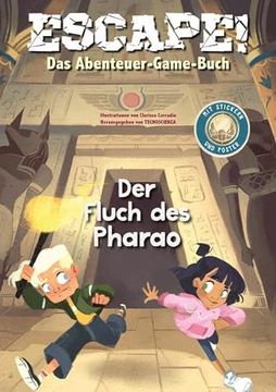 portada Escape! Das Abenteuer-Game-Buch: Der Fluch des Pharao (en Alemán)