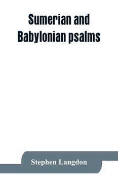 portada Sumerian and Babylonian psalms