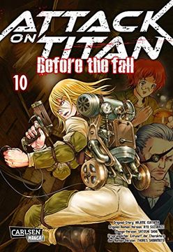 portada Attack on Titan - Before the Fall 10 (en Alemán)