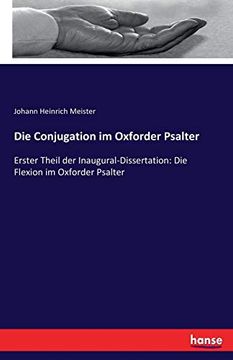 portada Die Conjugation im Oxforder Psalter (in German)