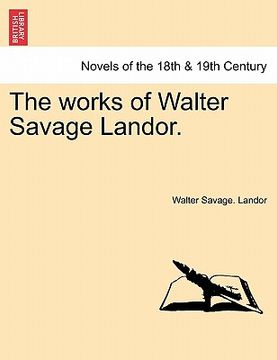 portada the works of walter savage landor. (en Inglés)