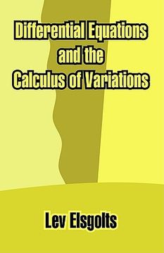 portada differential equations and the calculus of variations