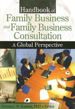 portada handbook of family business and family business consultation: a global perspective (en Inglés)