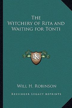portada the witchery of rita and waiting for tonti