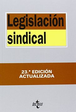 portada Legislación Sindical (Derecho - Biblioteca De Textos Legales)