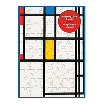 portada Greeting Card Puzzle: Moma: Mondrian (en Inglés)