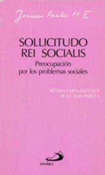 portada Sollicitudo rei Socialis. Preocupación por los Problemas Sociales: Séptima Carta Encíclica de Juan Pablo ii (Encíclicas-Documentos) (in Spanish)