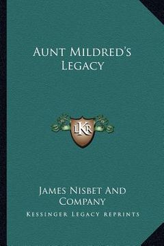portada aunt mildred's legacy