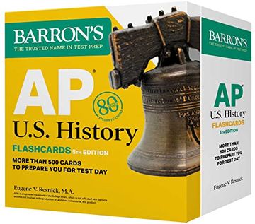 portada Ap U. S. History Flashcards, Fifth Edition: Up-To-Date Review: + Sorting Ring for Custom Study (Barron'S ap) (en Inglés)