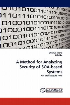 portada a method for analyzing security of soa-based systems (en Inglés)