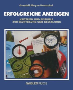 portada Erfolgreiche Anzeigen: Kriterien Und Beispiele Zur Beurteilung Und Gestaltung (en Alemán)
