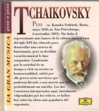 portada Peter Ilych Tchaikovsky(Con cd)