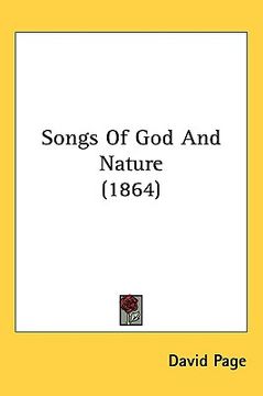 portada songs of god and nature (1864) (en Inglés)