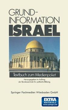 portada Grundinformation Israel: Textbuch Zum Medienpaket (en Alemán)